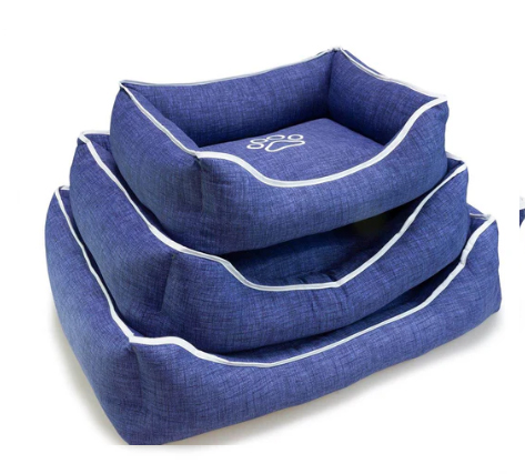 Blue Square Bed Alternate View