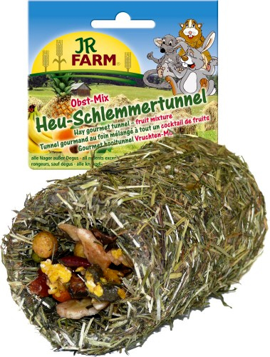 Ijver Hamburger Afstoting JR FARM Hay gourmet tunnel - fruit mixture, rabbit snacks, JR FARM  Heu-Schlemmertunnel Obst-Mix,